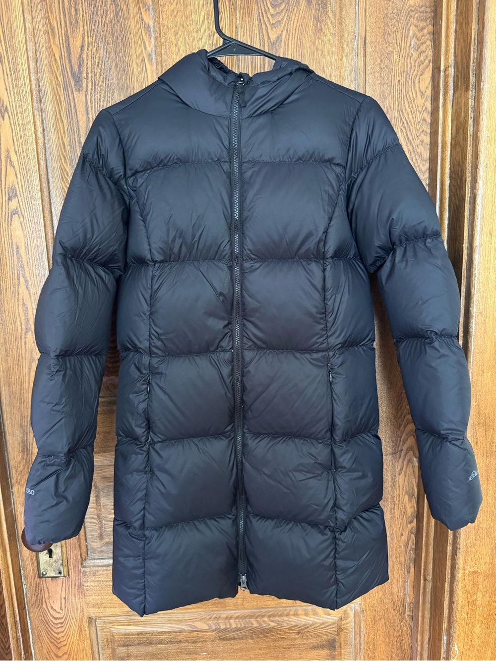 Eddie Bauer Luna Peak 550 Down Parka Coat Black Women's Small